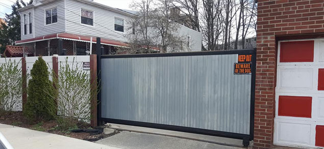 Commercial Sliding Gate in NYC